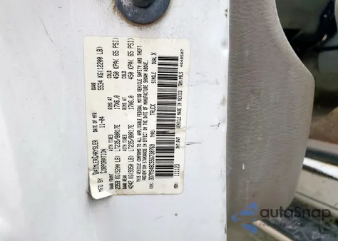 2005 Dodge Ram 3500 St z USA, uszkodzony, nr VIN 3D7MS48C55G730769